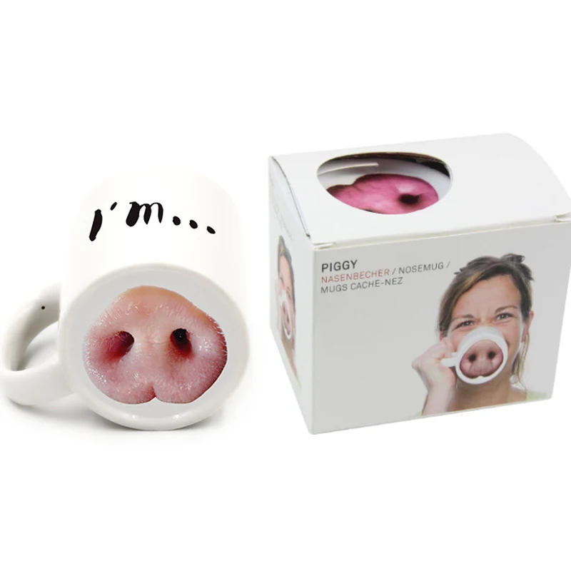 1 шт. кофейная кружка Make Fun of Pig Nose Dog чашка для воды керамическая подарок на день