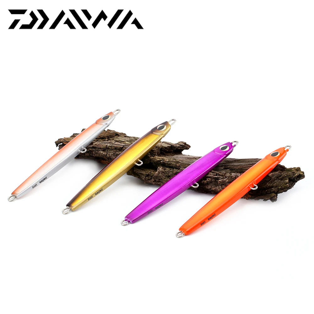 Оригинальная рыболовная приманка DAIWA для джиггинга морская ложка 60 г 100 120 150