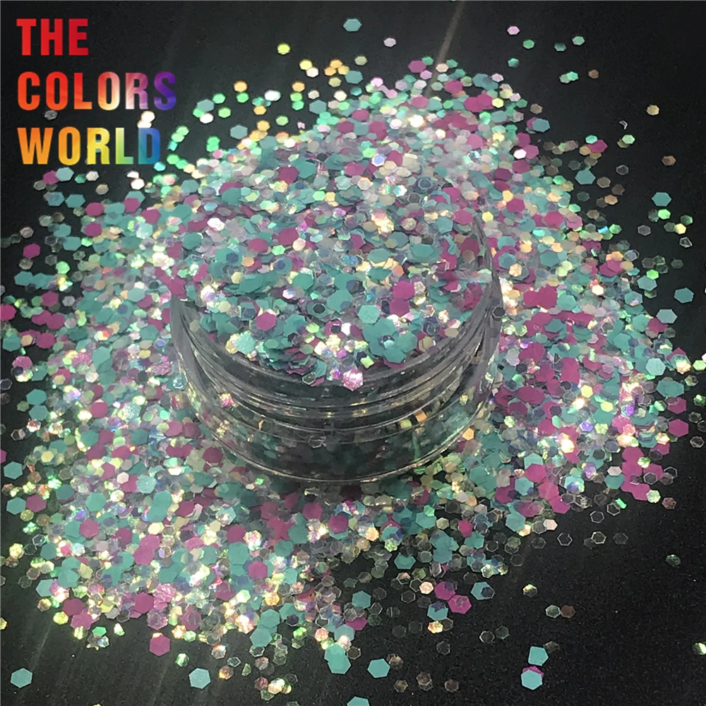 TCT 295 смешанные цвета блеск для ногтей украшение тела живопись лица макияж гель с