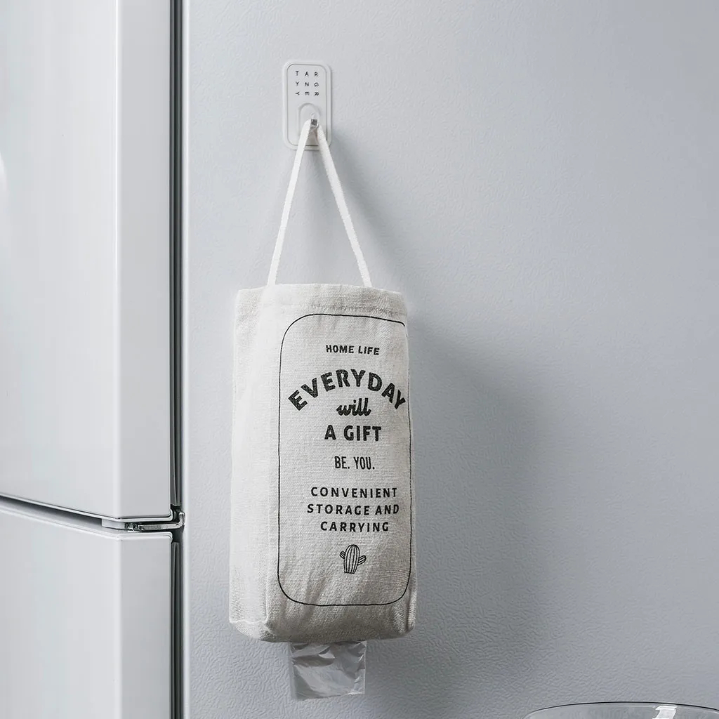 Висит мешок для кухонного мусора хранения багажа Органайзер органайзер