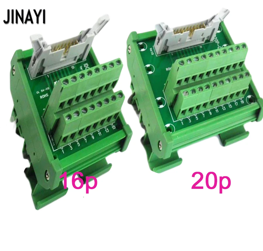 IDC64P IDC50P IDC34P IDC30P IDC26P IDC20P IDC10P мужской клеммный блок Breakout PLC релейные терминалы разъем адаптера