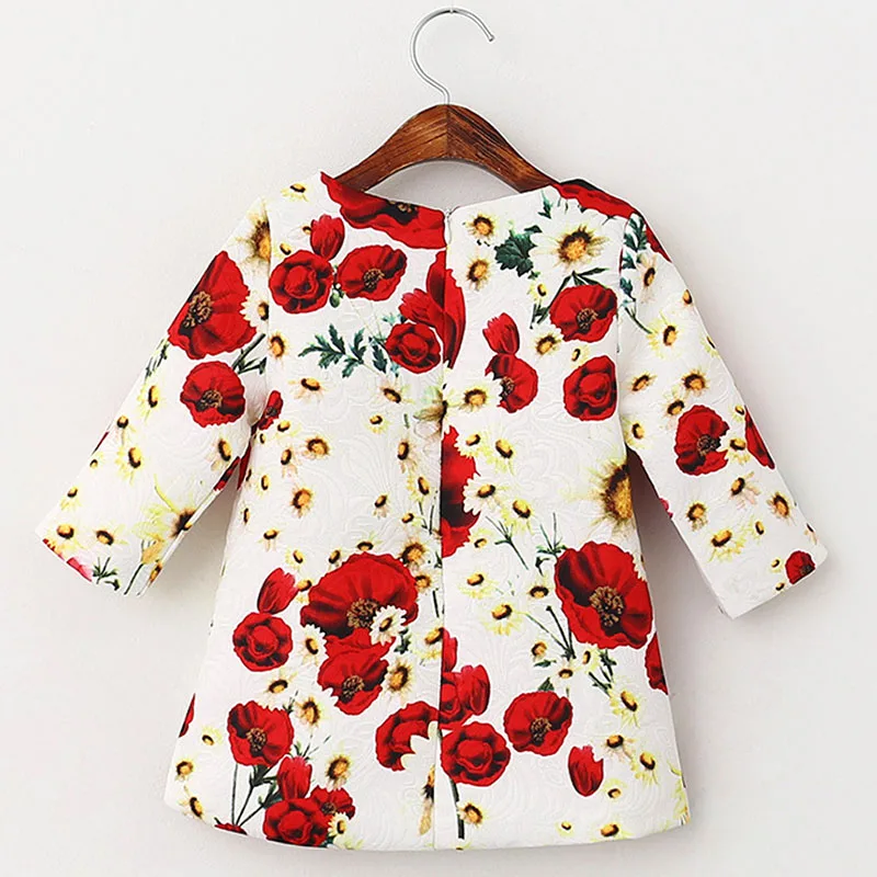 Новые платья для девочек Брендовое осенне-зимнее платье принцессы детская