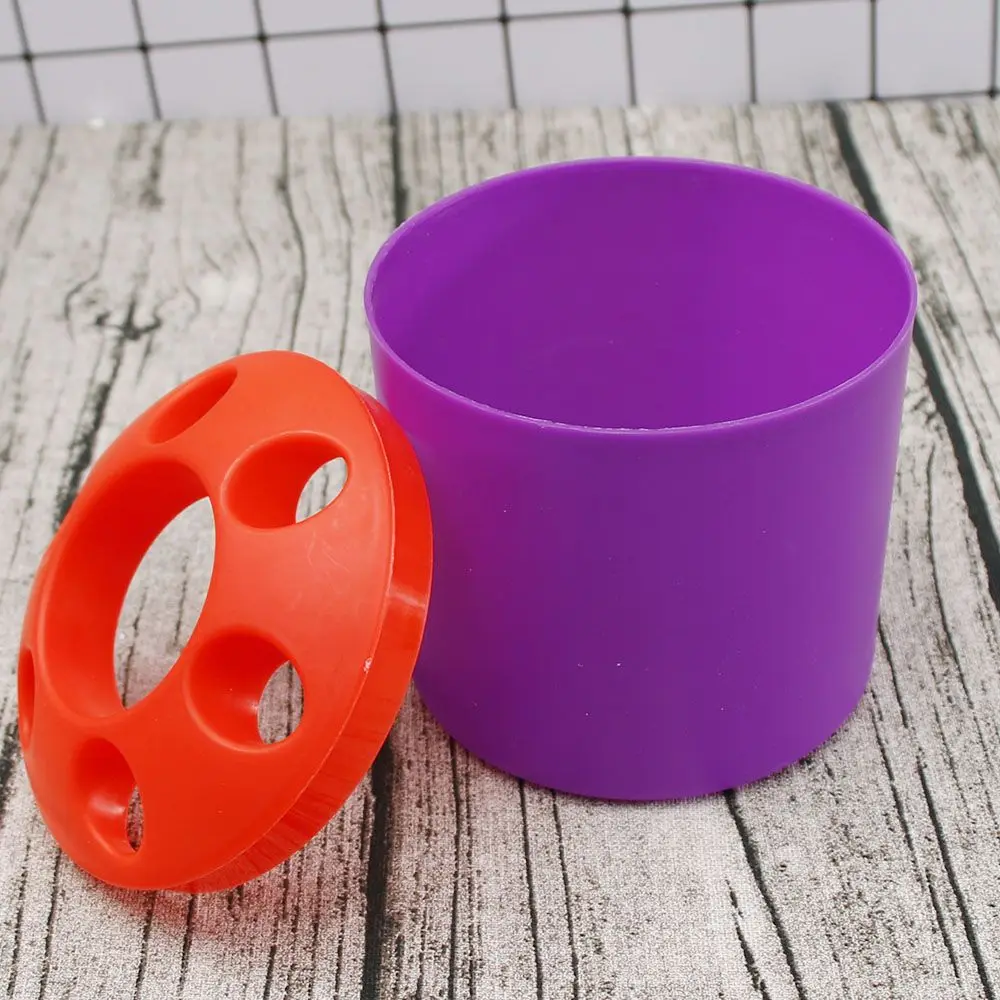 

6 Colors 1 PC High Quality 7 Holes Office Organizer Round Cosmetic Pencil Pen Holders Stationery Container Office Supplies