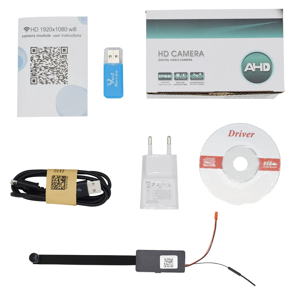 Новинка 1080P Мини Wifi камера P2P 128G TF слот для карты ИК звук видео запись движения