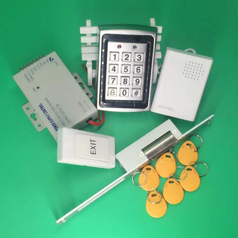 Полная уличная система контроля доступа с Rfid картой металлическим корпусом и