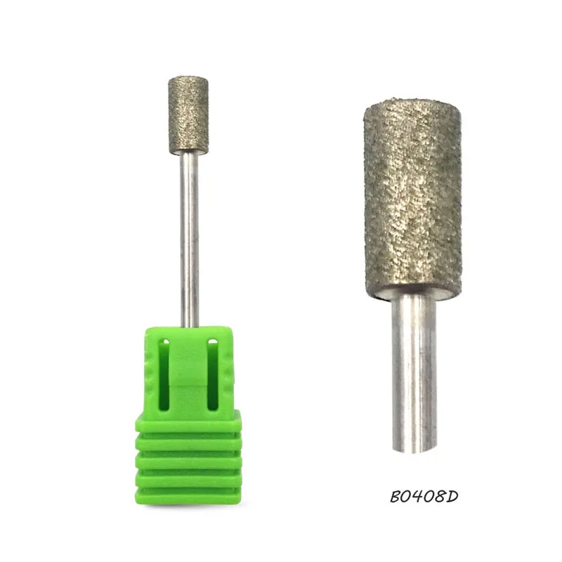 B0408D HYTOOS, распродажа, алмазное сверло для ногтей 3/32 дюйма, роторные фрезы для маникюра, аксессуары для педикюра, фрезы для ногтей, фрезы для ногтей, Tools-B0408D - Цвет: B0408D