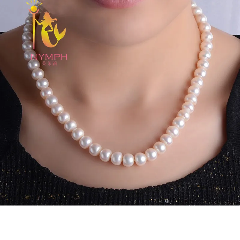 Ожерелье чокер женское из натурального жемчуга 10 11 мм|necklace brand|necklaces for womennecklace jewelry