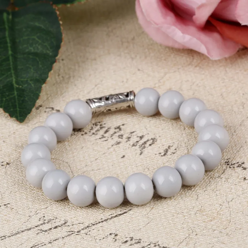 Красочные браслеты с бусинами для женщин и мужчин очаровательные из