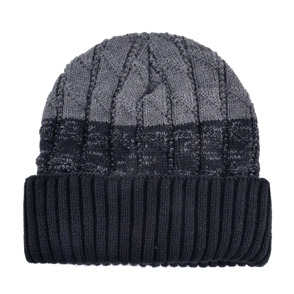 шапка зимняя Вязание шерстяная и шарф для Для мужчин женщин зимние уличные