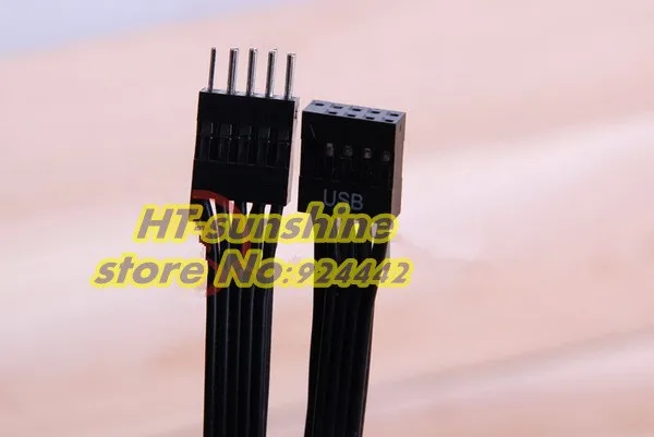 Бесплатная доставка шт. Компьютер DIY материнская плата 9Pin USB 2 0 папа к женскому