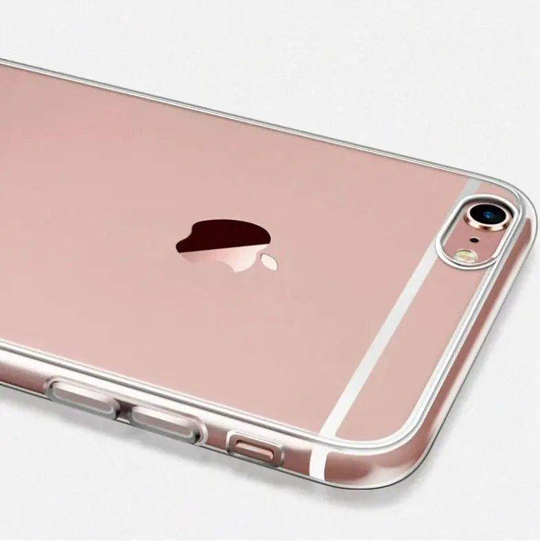 Чехол для iPhone 6 прозрачный силиконовый чехол Apple iPhone6 plus 7 8 мягкий гелевый ТПУ