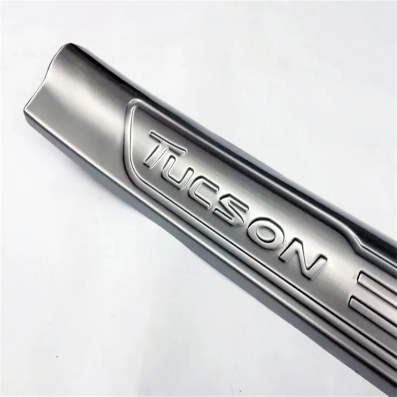 Накладка порога для Tucson 2015 2016 нержавеющая сталь порог полосы приветствуется