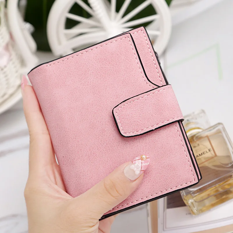 Женские короткие кошельки из искусственной кожи женский модный маленький