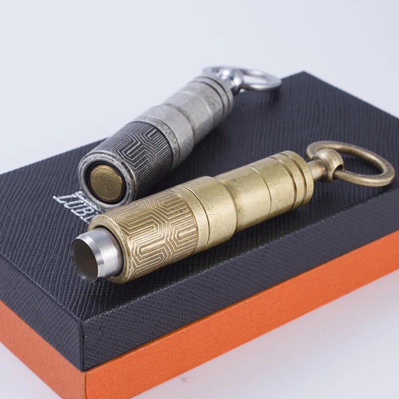Lubinski Gadget High Quality Luxury Useful Antique Bronze Double Size Cigar Punch Cutter with Gift package | Дом и сад