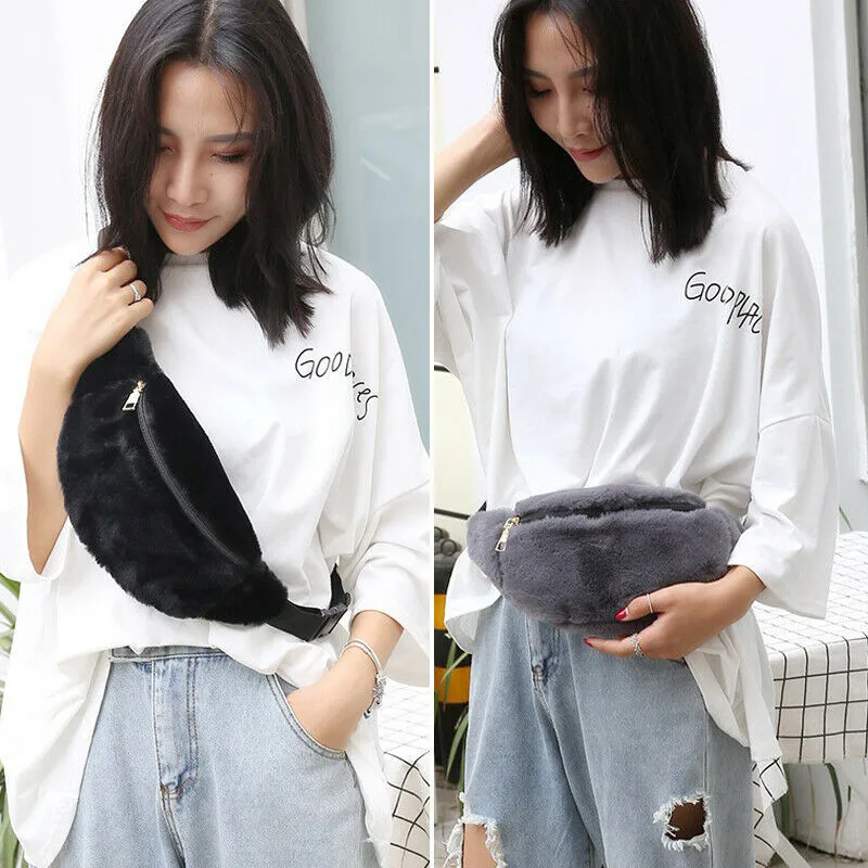 Новая модная поясная сумка для женщин и девочек ремень из искусственной кожи на