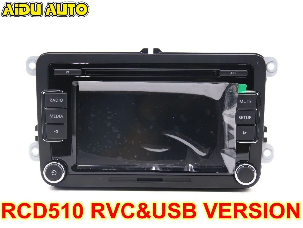Автомагнитола стерео USB AUX RVC камера версия RCD510 с кодом для VW Golf 5 6 Jetta MK5 MK6 Passat B6 CC B7 Polo