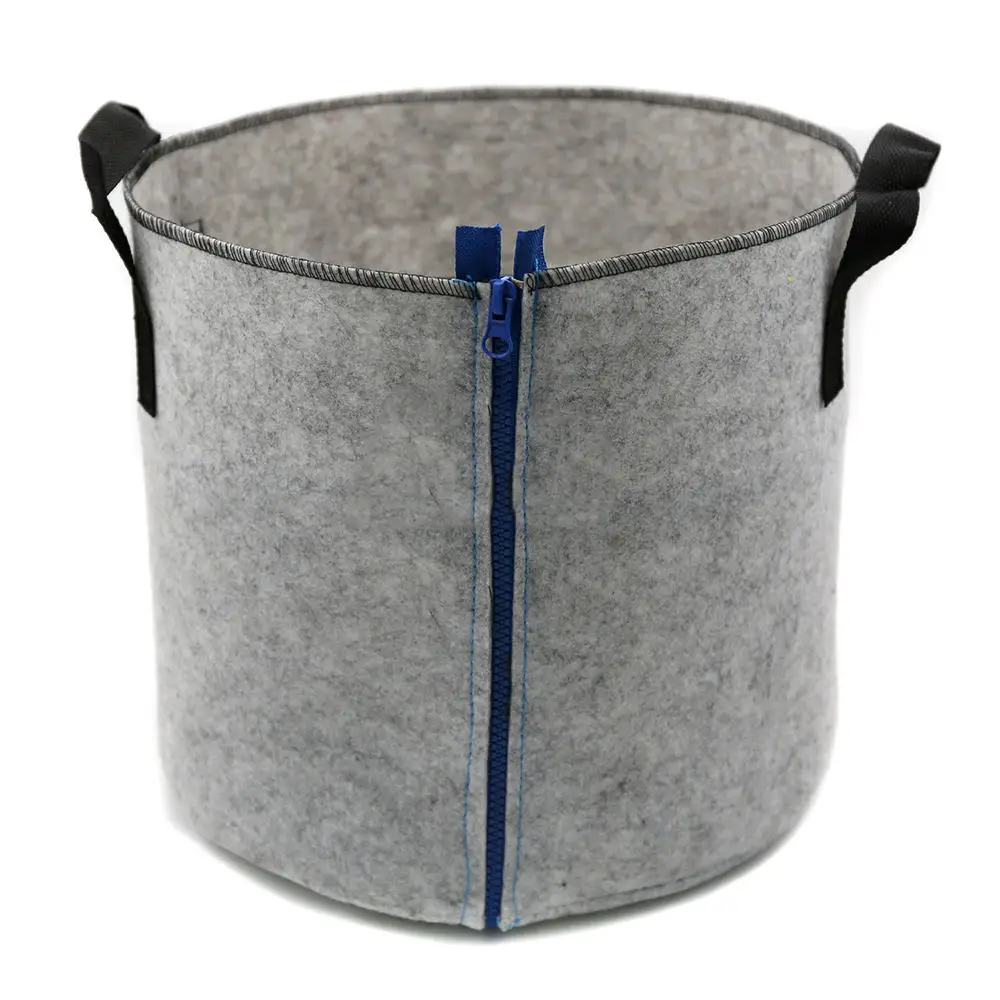 

1/2 pcs Felt Cloth Bag Cultivation Planting Vegetable Small Tree Planting Grow Bags Planters Vegetable Plants Home Garden Tool
