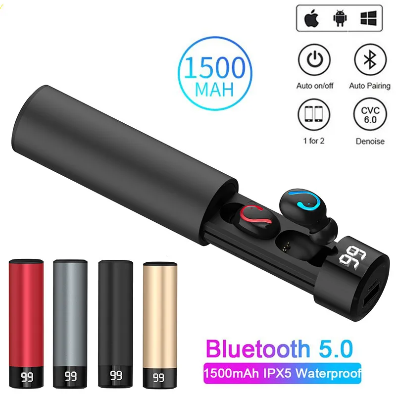 Q67 TWS беспроводные наушники стерео Bluetooth 5 0 спортивные свободные руки 3D
