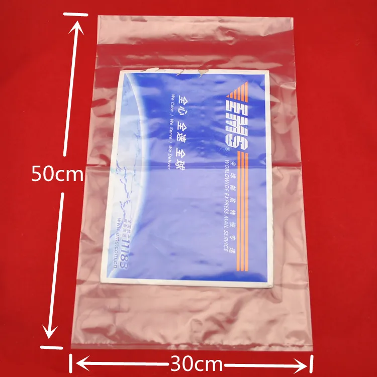 

30X50CM 6C Transparent bag PE high pressure plastic bag 100PCS Vacuum bag