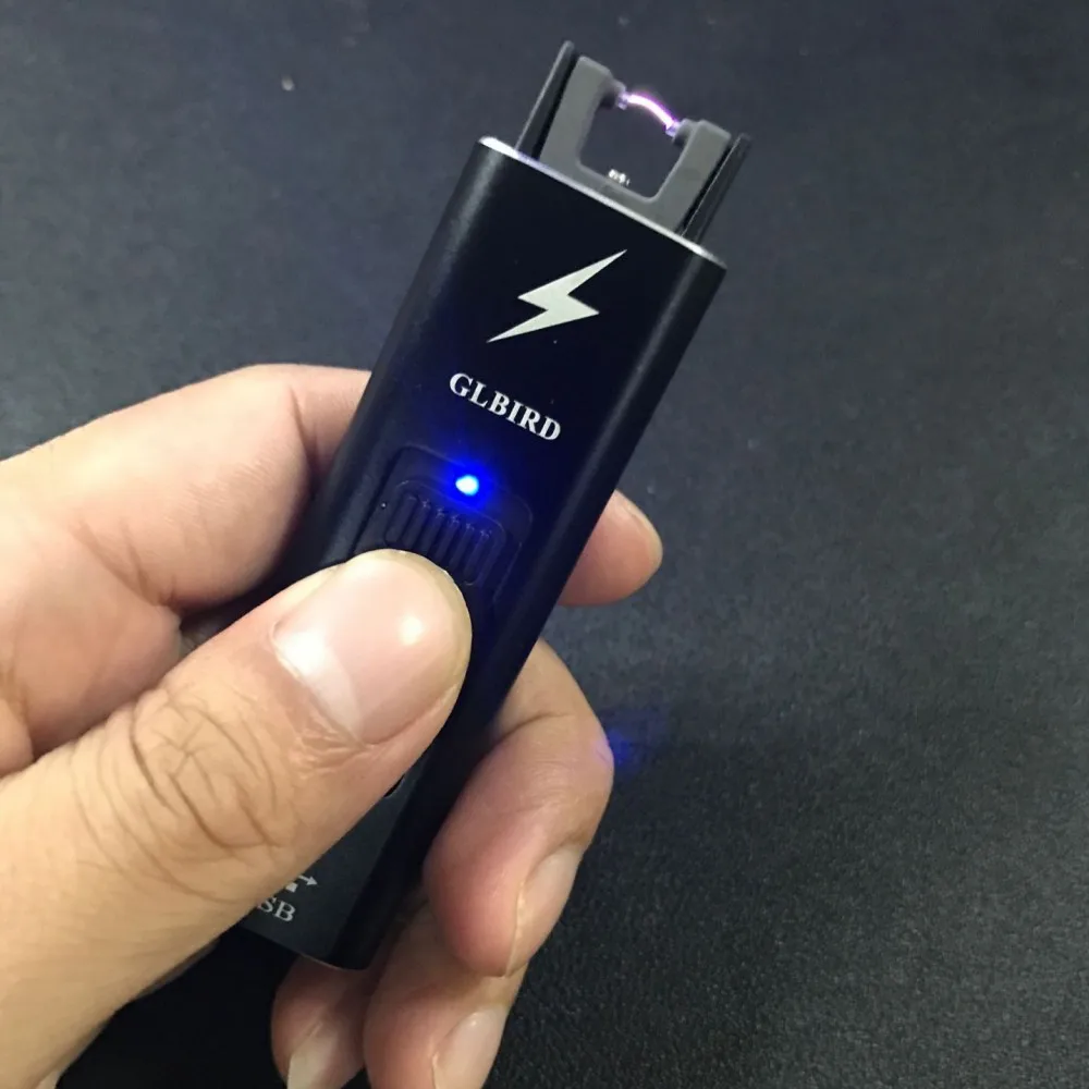 USB зажигалка 2018 тонкая дуговая плазменная ветрозащитная электронная