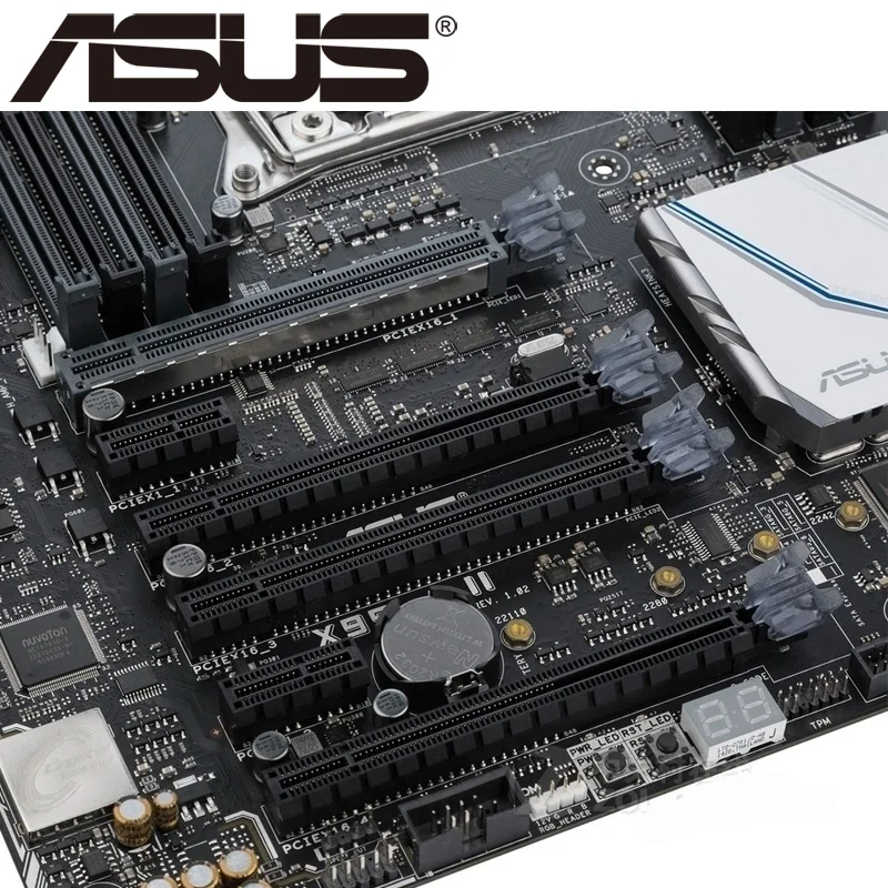 Asus X99 A II настольная материнская плата Socket LGA 2011 V3 i7 X DDR4 128G ATX UEFI BIOS оригинальная