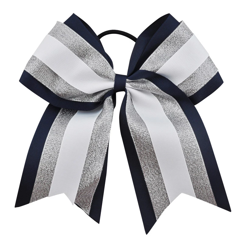 6 шт. 8 дюймовые банты из органзы для волос|cheerleading hair bows|hair bowsorganza accessories |