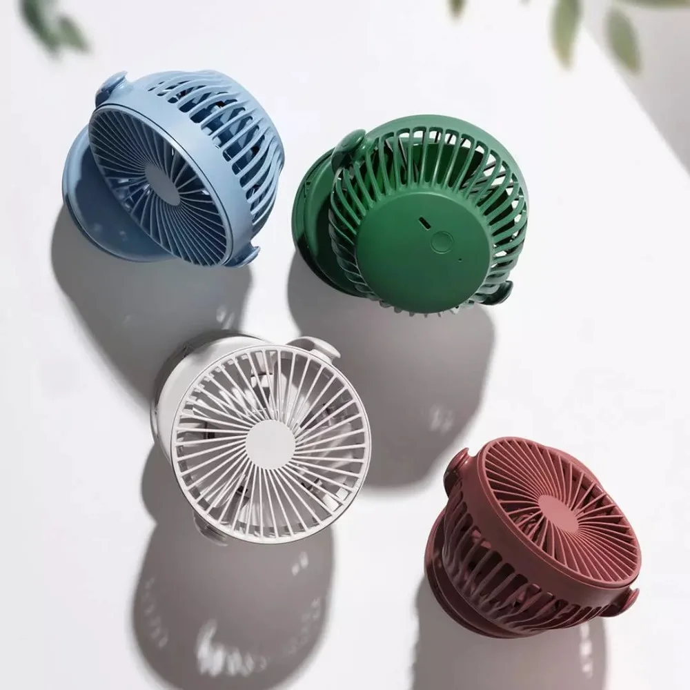 Youpin SOLOVE клип вентилятор 360 градусов вращающийся мини 3 скорости Ручной USB
