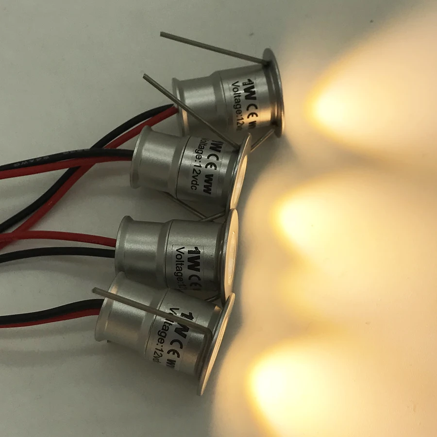 1 W DC 12 V IP65 Мини светодиодный лампочка направленного света CE RoHS открытый садовый светильник для лестницы SPA Ванная комната Светильник для сауны лампа