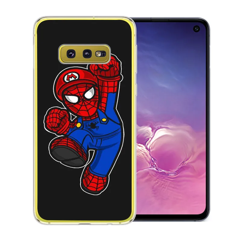 1279 Мультипликационный Ститч marvel для samsung Galaxy S6 S7 Edge S8 S9 S10 Plus Lite Note 8 9 чехол для телефона мягкий чехол Coque Etui Funda Capinha - Цвет: 1279