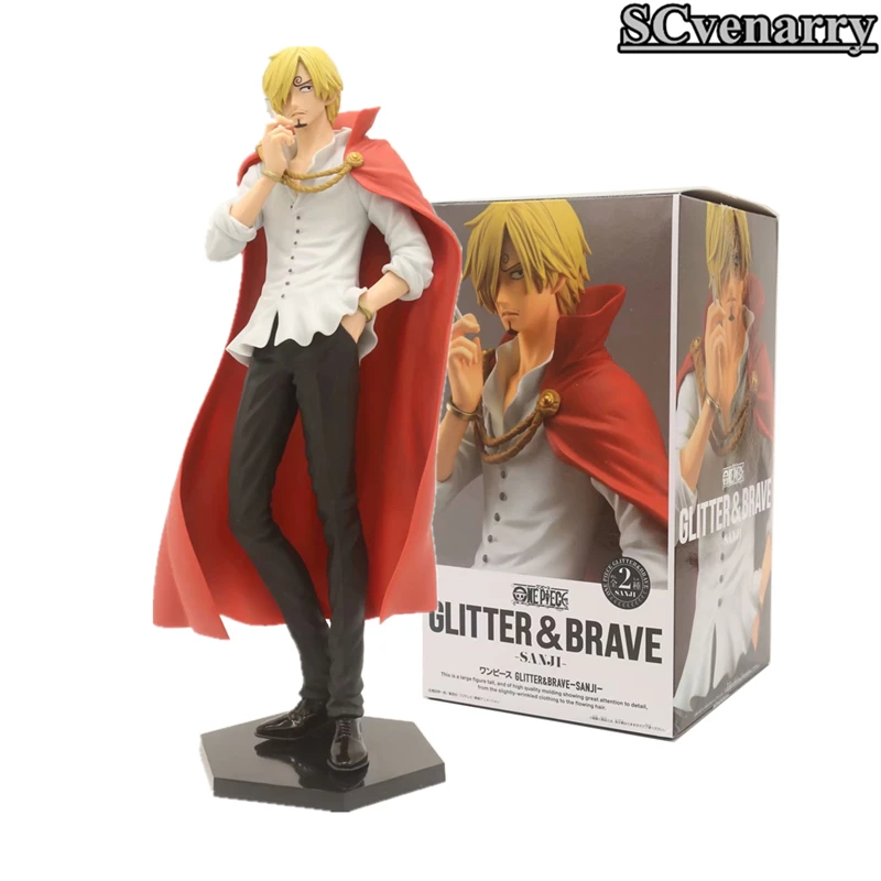 Один кусок блестки и отваги Sanji Smoke Ver. ПВХ фигурка Коллекционная Фигурка модель