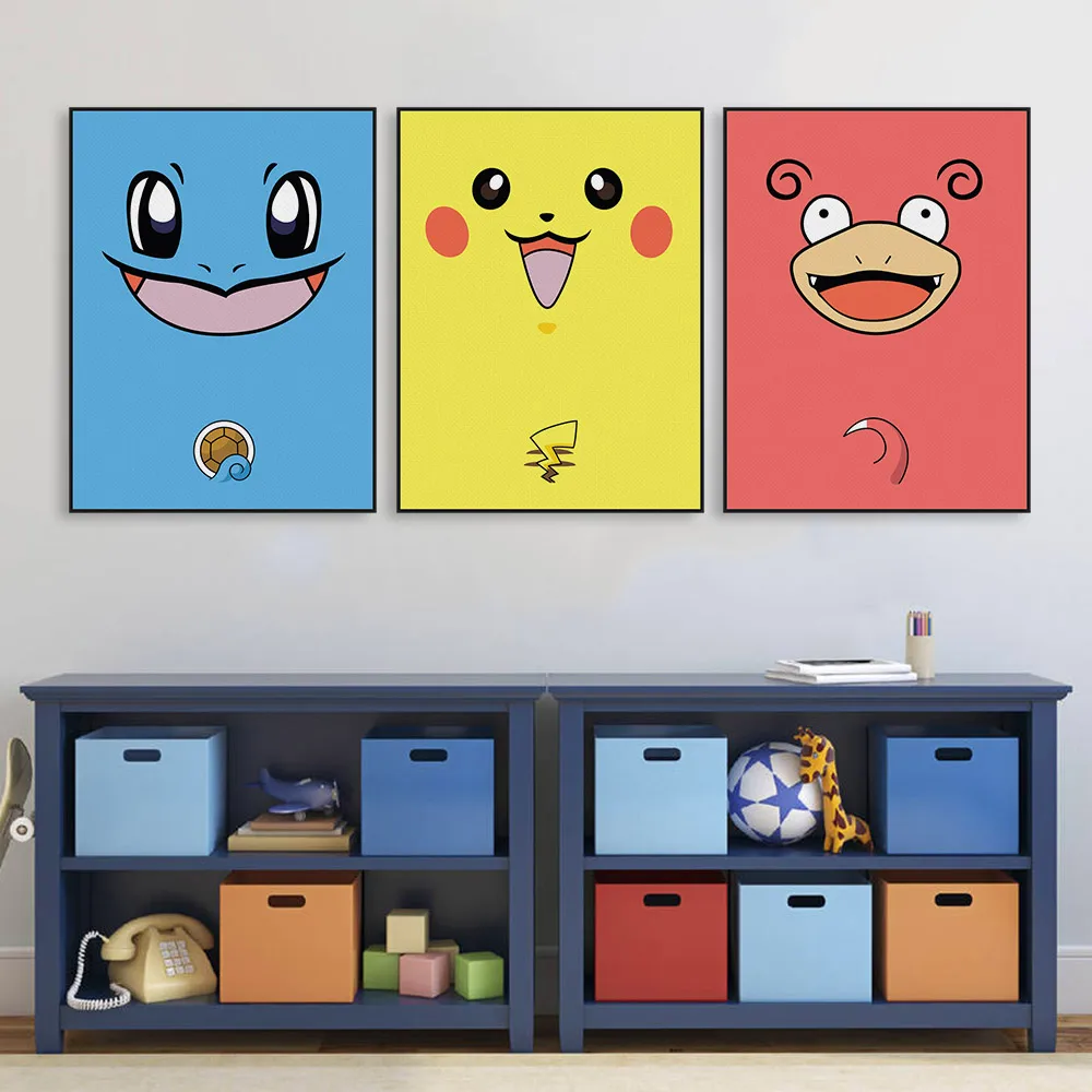 Современный японская игра-Аниме Poke монстров милых животных из плотной ткани