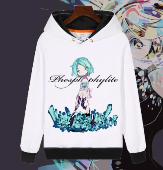 Аниме Houseki no Kuni фосфофиллит алмаз косплей костюм унисекс блестящая куртка с