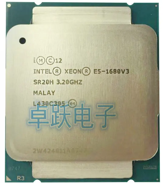 E5-1680V3 Intel Xeon E5-1680 V3 E5 1680 V3 3,20 ГГц 20 м 8 ядер 22NM LGA2011-3 140W процессор