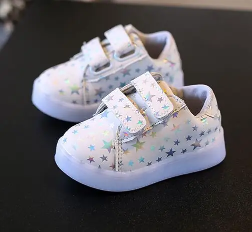 Детская обувь Осенняя мода с подсветкой buty Led для детей детские маленьких