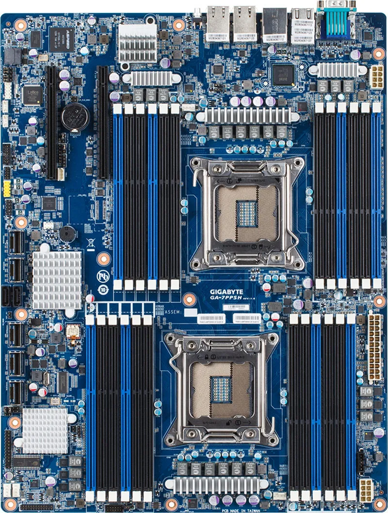 Для Gigabyte GA 7PPSH C602 Chip LAG2011 материнская плата для двух серверов с поддержкой E5 2650 2660
