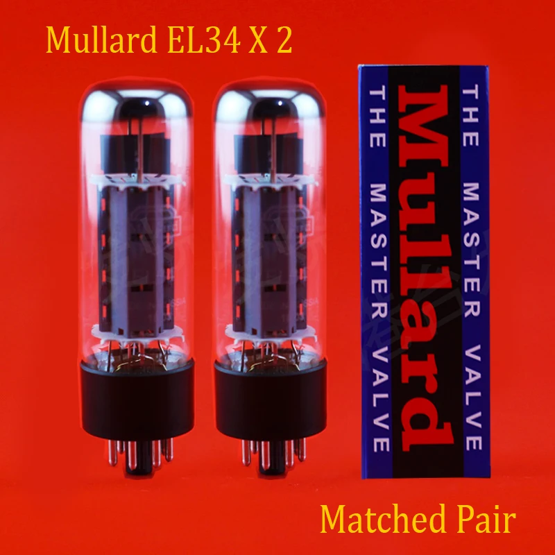 Бесплатная доставка 2 шт Mullard EL34 (6CA7) Электро клапаны вакуумная трубка подходящая