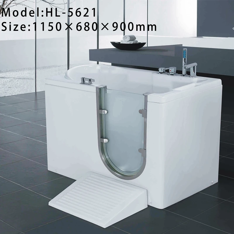 Фошань отдельно стоящий акриловый массаж прогулка в ванной для пожилых мужчин