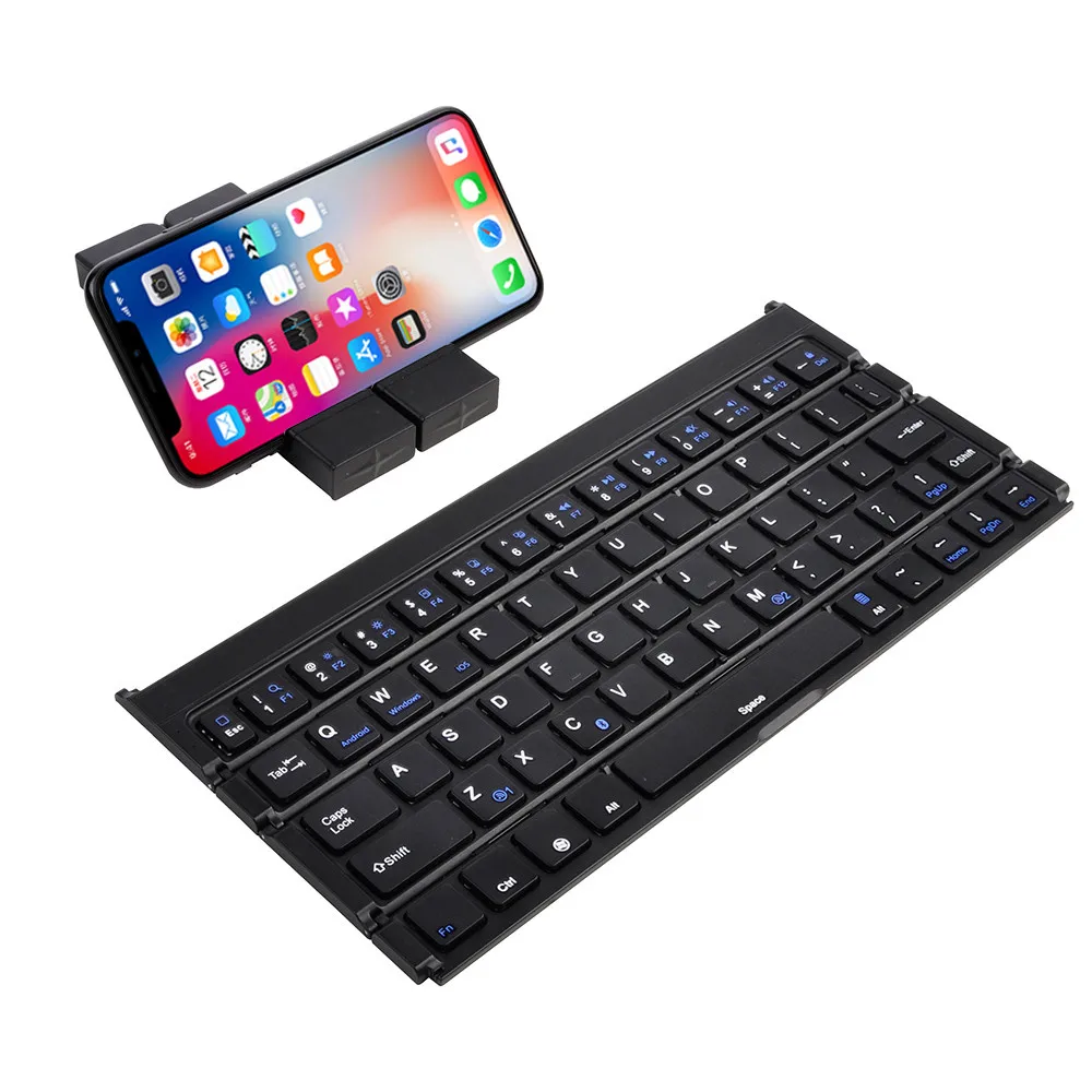 Складная Беспроводная Bluetooth клавиатура VOBERRY для планшета IPhone XS X 8 7 IPad Mini/Pro Samsung S9 S10
