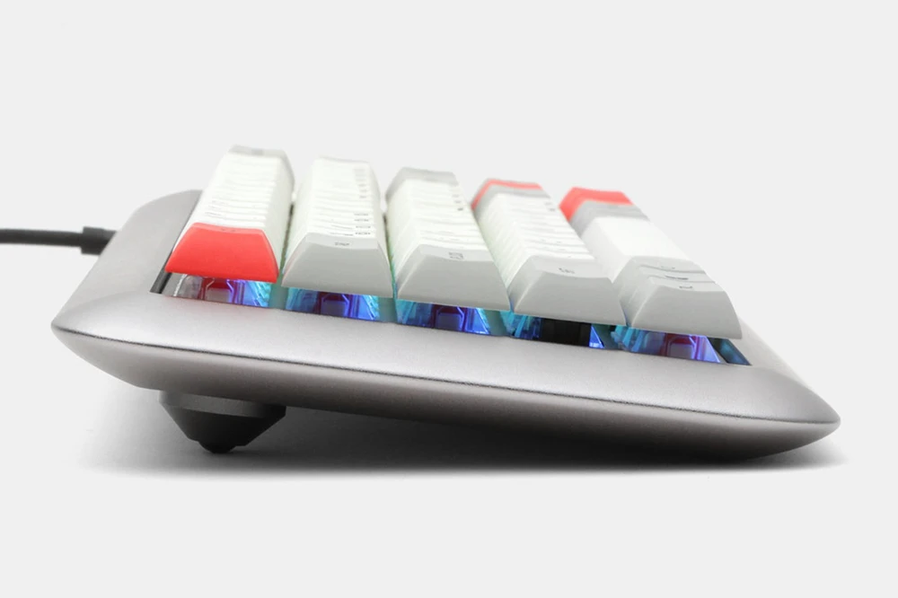 GK68 RGB алюминиевая механическая клавиатура Вишневый rgb синий коричневый черный красный переключатель Тип c Горячая замена переключатель с красителем