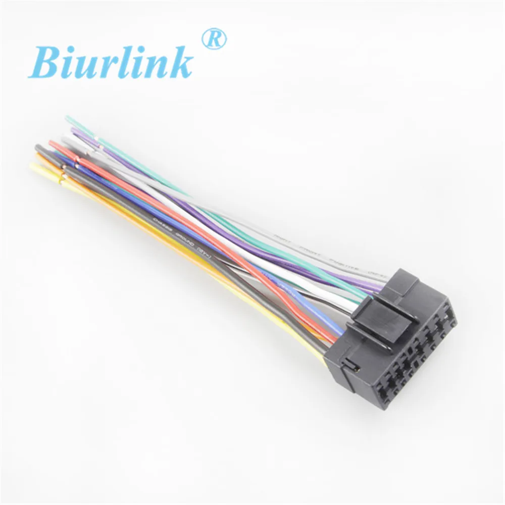 

Car Radio Harness Adapter Stereo Wire Wiring Power Cable for Sony Headunit 16-Pin