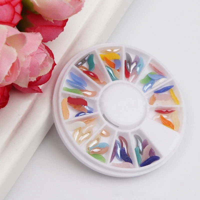 Mtssii S Форма керамики Стразы для ногтей красочные Nail Книги по искусству украшения