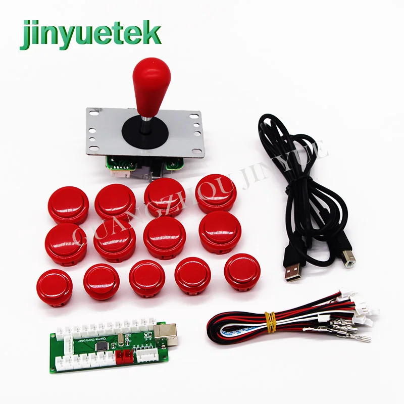 Новая версия комплект аркадный набор 1 плеер джойстик Кнопка bartop mandos контроллер