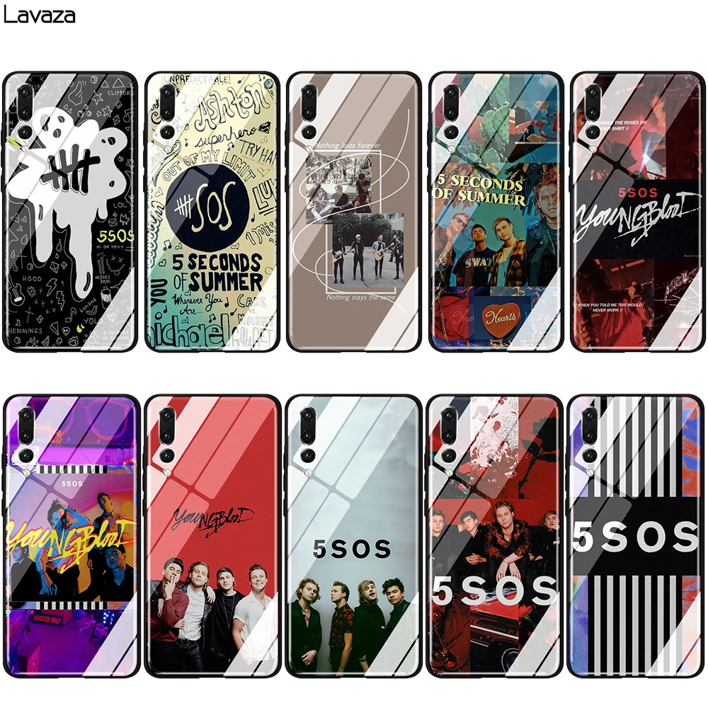 Lavaza 5sos секунды лета стекло ТПУ чехол для Huawei Mate 20 P10 P20 P30 Y6 Y9 P smart lite Pro 2018 2019|Бамперы|