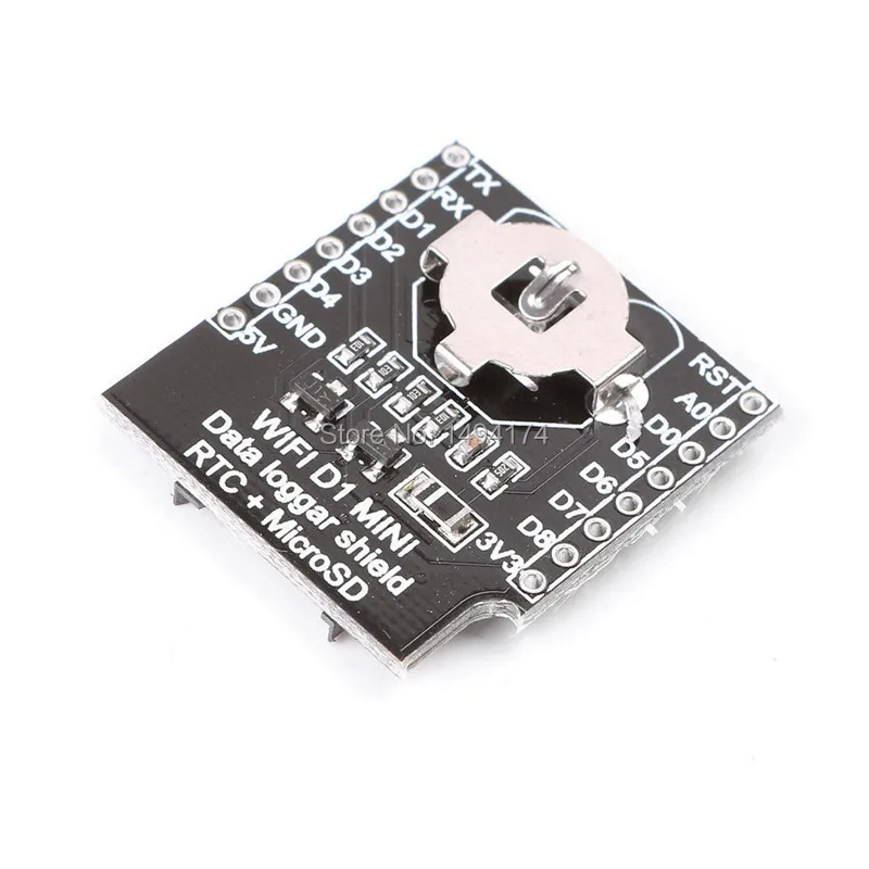WQScosea Q8S 365 в режиме реального времени щит регистратора данных для Micro SD Wemos WiFi D1 Mini