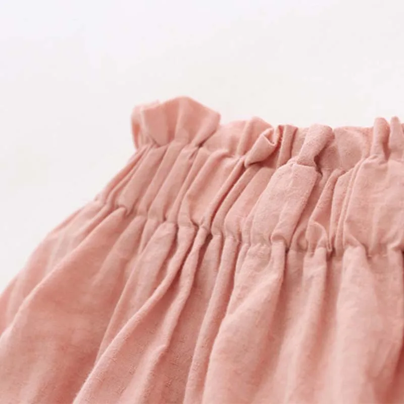 Baby Girls Shirts Children 2019 New Spring Autumn 1-5 Year Old Waist Agaric Lace Pants Big PP Bloomers |