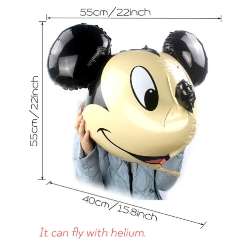 4d Mickey 113 см все виды воздушные шары в форме Микки, Минни, день рождения, свадьбы, вечеринки, украшения, надувные воздушные шары, Детские Классические игрушки globos - Цвет: 4d Mickey