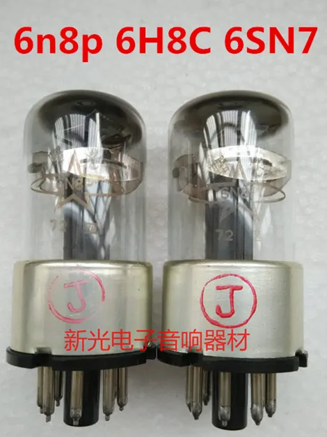 Новая трубка Mercury 6N8P J класс 6n8p 6H8C 6SN7 2 шт. | Электроника