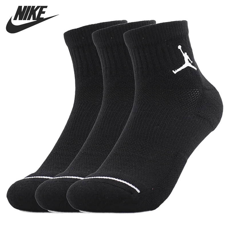 Новое поступление оригинальных спортивных носков унисекс NIKE QTR 3PPK (3 пары)|Носки