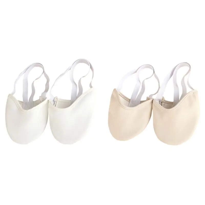 

New Half Soft Sole Ballet Pointe Dance Shoes Rhythmic Gymnastics Slippers 2 Colors Sports shoes accessories