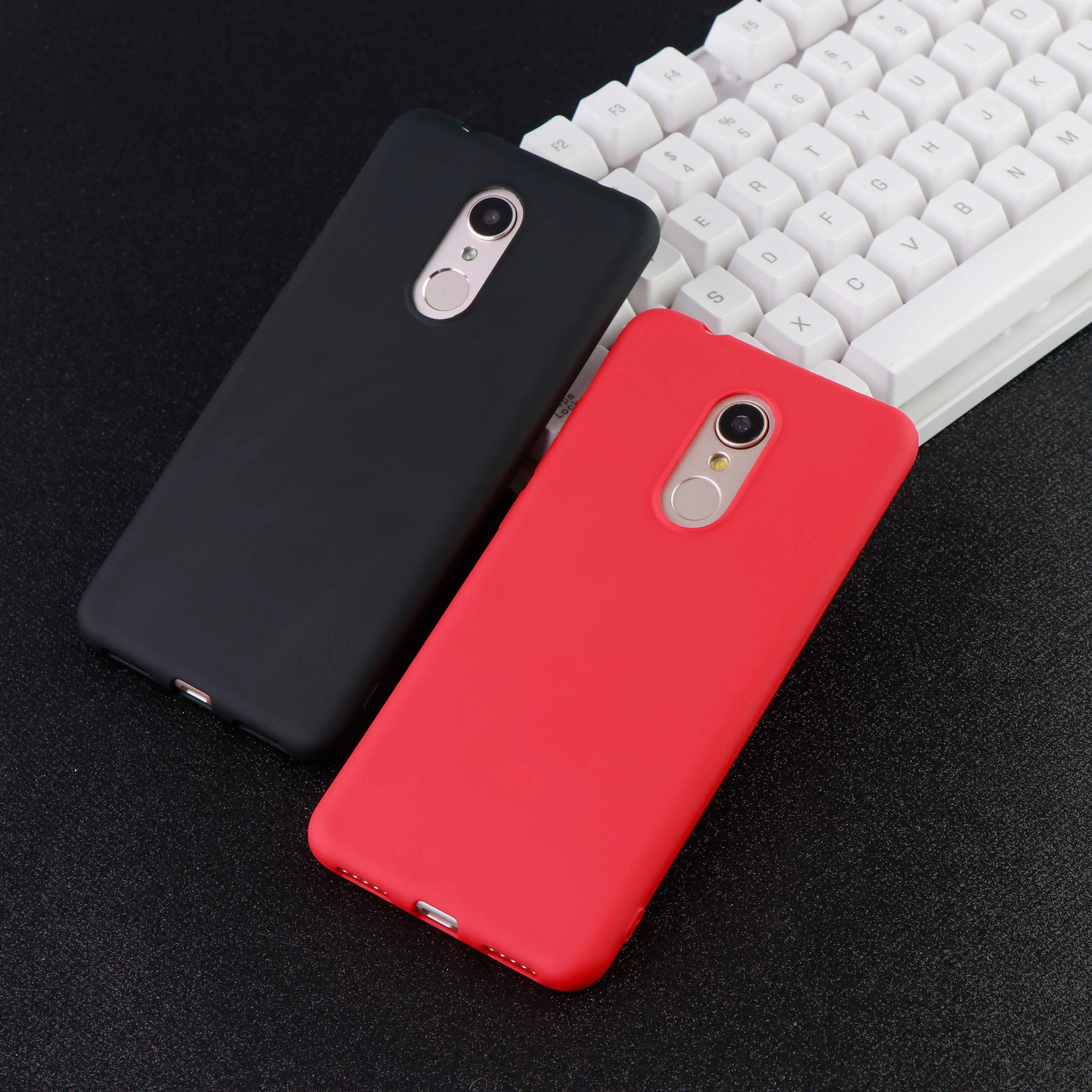 Однотонный чехол для телефона Xiaomi Redmi Note 4 5 6 X A Plus Pro A2 Lite мягкий силиконовый